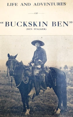 1906 LIFE & ADVENTURES OF BUCKSKIN BEN,Cowboy, Wild West Dog & Pony Show - Image 1 of 4