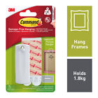 3M Command All Type Hooks Picture Hanging Adhesive Strips Clips Bathroom Hanger