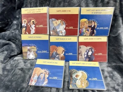 Lot Of 8 Catholic CDs Rare Saints In French Saint Francis Charles Vincent Etc a7 Foto 1 de 4