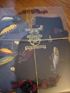 expressions silk tie and fashion socks fishing theme - Picture 1 of 3