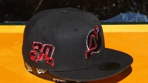 NHL New Jersey Devils  30th Anniversary New Era 59Fifty Fitted Black Hat - Picture 1 of 11