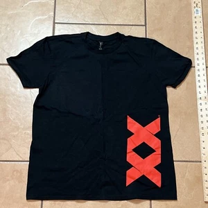 Dos Equis XX T Shirt Black Red Size L Pre Owned - Picture 1 of 9