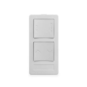 XP2D-W-NS NEW STYLE 2 TASTEN TASTATUR, 1 EIN/AUS, 1 DIMM-STEUERUNG, WEISS - Bild 1 von 1