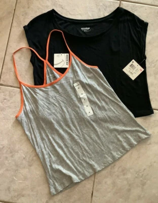 Camiseta sin mangas Joe Boxer Juniors M gris con tiras espalda de corredor manga corta negra acanalada M Foto 1 de 4