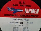 US Air Force Airmen Prior & Original Enlistment Recruit Record Transcription 16"