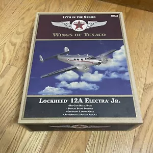 Wings of Texaco Lockheed 12A Electra Jr. Die-Cast Airplane Coin Bank ERTL NRFB - Picture 1 of 8