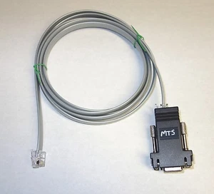 10ft Serial Cable RJ12-DB9﻿ PS15 PS30 PS60 PS90 for Mettler Toledo Parcel Scale  - Picture 1 of 2