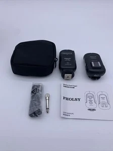 PHOLSY Wireless Flash Trigger Transmitter & Receiver 8 Channel 2.4GHz - Picture 1 of 7