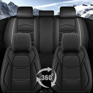 For Mazda 3 2010-2019 Car Seat Covers Full Set Faux Leather Cushion Pad Luxury - Picture 1 of 10