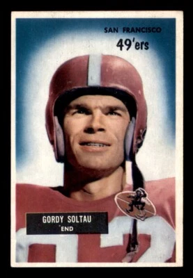 1955 Bowman Football #66 Gordon Soltau VG/EX *e1 - Image 1 of 2