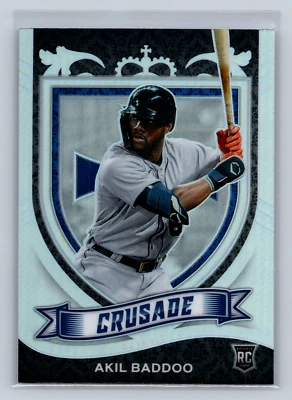 2021 Panini Chronicles Crusade #14 Akil Baddoo Silver Prizm SP Rookie RC - Image 1 of 2