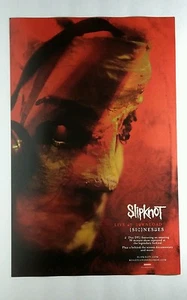 PÓSTER DE MÚSICA SLIPKNOT SICNESSES EN VIVO EN DESCARGA DE DOBLE CARA PROMOCIÓN 11x17 - Imagen 1 de 2