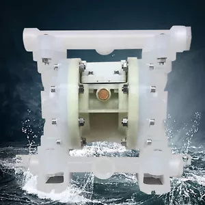Industrielle chemische luftbetriebene Doppelmembranpumpe 3/4 Zoll Einlass & Auslass - Bild 1 von 12