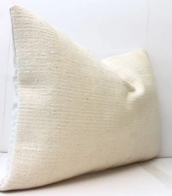 Funda de almohada lumbar decorativa hecha a mano Kilim turco 16x24 Kilim sofá cojín Foto 1 de 4