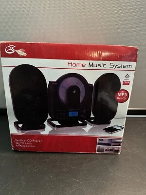 GPX Home Music System Vertical Cd Stereo MP3 Ready NIB - Image 1 of 4