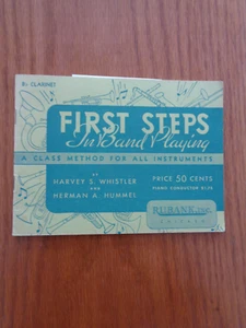 1st Steps Band Playing (Clarinet) Class Methods All Instruments by Whistler SC - Imagen 1 de 1