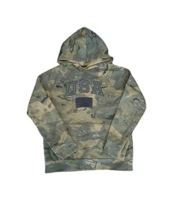 Youth Boy's Project Rock USA Under Armour Camo Hoody Size MEDIUM Sweatshirt - Picture 1 of 9