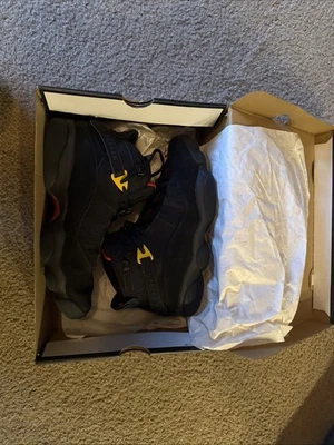 Zapatos Jordan 6 Anillos Negro Rojo Universitario Hombre Talla 9.5 Foto 1 de 4