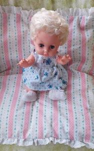 Palitoy Vintage Doll 1970 - approx 14" with Duvet - Picture 1 of 16