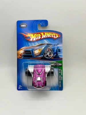 Hot Wheels 2004 First Editions Fatbax Exhausted Pink Flames #85/100 Diecast Car - Image 1 of 2