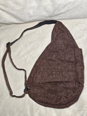 Bandolera AmeriBag 17" Microfibra Bandolera Bolso Saludable Bolso Trasero Marrón Envejecido Foto 1 de 4