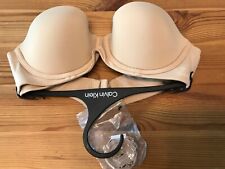 NEW 34A Bra Calvin Klein Perfectly Fit Full Coverage Tan Beige Womens