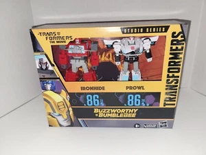 Transformers Buzzworthy Bumblebee Studio Series 86 IRONHIDE & PROWL (2) Pack NEU - Bild 1 von 9