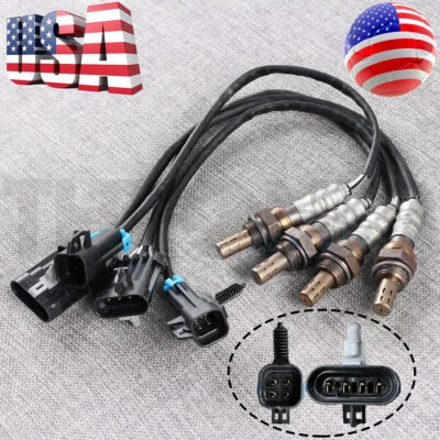 4X Oxygen O2 Sensor For 1996-2002 Chevrolet GMC Silverado 1500 234-4012 234-4018 - Image 1 of 4