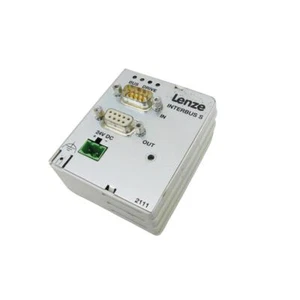 LENZE EMF2111IB Interbus Feldbusmodul 33.2111IB.2A.30 00394821 -used- - Picture 1 of 4