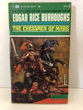 The Chessmen of Mars #5 Edgar Rice Burroughs PB 1963 1st Print Ballantine A