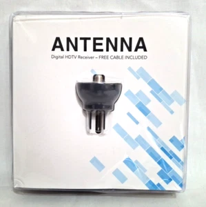 Antenna Ricevitore Digitale HDTV Con Cavo Coassiale Manuale Rual Televisione Radio - Foto 1 di 6