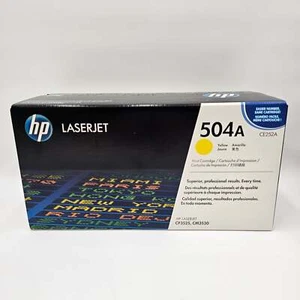 New HP 504A Yellow Toner Cartridge - Picture 1 of 3