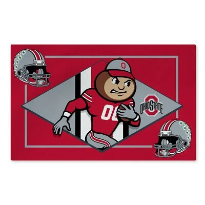 Alfombra lavable Northwest NCAA Ohio State Buckeyes, Buckeye Run, 20 x 30,5 pulgadas Foto 1 de 4