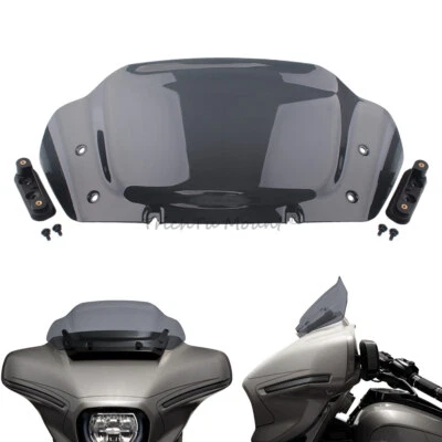 10" Windshield Smoke Wind Shield For Harley CVO Street Glide FLHXSE FLHX 2024 23 - Image 1 of 4