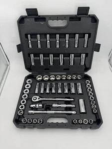 57 PIECE 1/2" DRIVE SILVER EAGLE® CHROME MASTER SOCKET SET - Picture 1 of 5