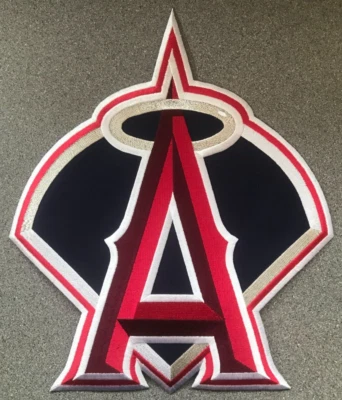2002-04 ANAHEIM ANGELS MLB BASEBALL HUGE XL 15" TEAM LOGO PATCH - Image 1 of 4