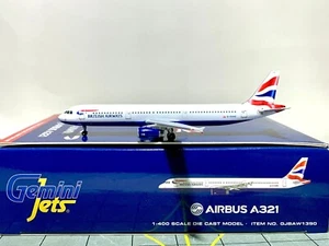 Gemini Jets 1:400 British Airways Airbus A321 G-EUXE GJBAW1390 - Picture 1 of 1