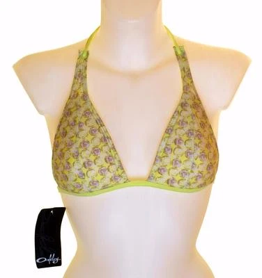 Bnwt Women's Oakley Dolce Padded Bikini Top Swim Surf Small 34"-35" New - Image 1 of 2