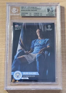 2022-23 Topps Now UCL Preseason Player Signings Erling Haaland #PS02 BGS 9.5 - Picture 1 of 1