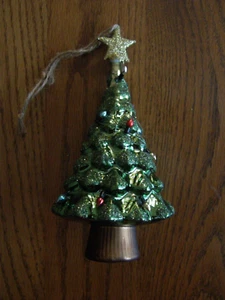 Pottery Barn Nostalgic Mercury Glass Decked Out Christmas Tree Ornament - New - Picture 1 of 7