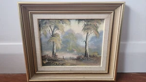 Original Authentic Tom Groves Australian painting (signed)- 1980s - 35cm x 30cm - Picture 1 of 5