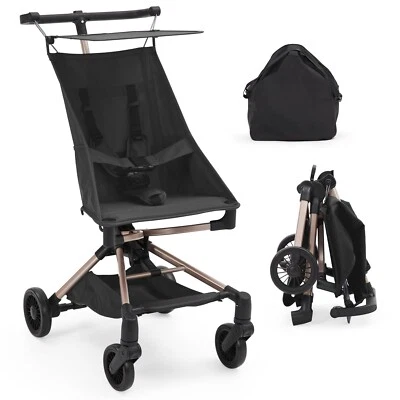 Cochecito ligero + plegable + ajustable para niños pequeños con cesta de almacenamiento avión Foto 1 de 4