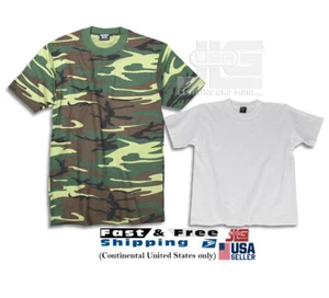 Kids Camo T-Shirt Short Sleeve Military Tee Army Children Top Boys  Toddler - Picture 1 of 5