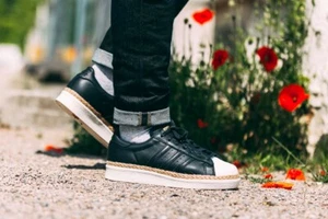 Adidas Originals Superstar 80s New Bold Shoes CQ2365 Core Black/Core Black