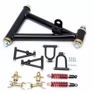 NUEVO Kit de montaje de brazo de suspensión delantera para ATV quad bike buggy go kart piezas hágalo usted mismo - Imagen 1 de 11