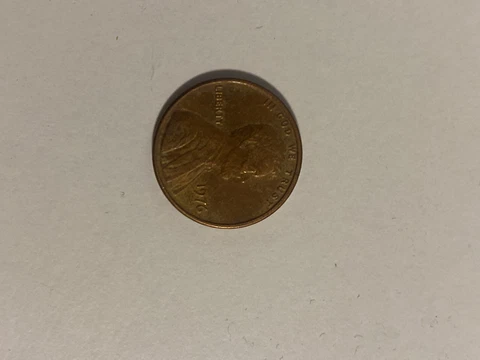 1976 Lincoln Penny No Mint Mark | Rare Cover