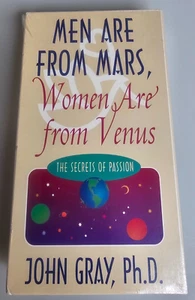 Men Are From Mars, Women Are From Venus "The Secrets Of Passion" VHS Tape New - Picture 1 of 3