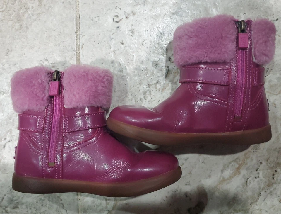 PRECIOSA BOTA UGG Gemma niña talla 11 rosa victoriano invierno cremallera 1005149T Foto 1 de 4