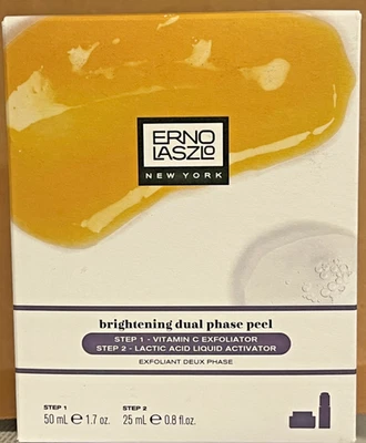 Erno Laszlo Brightening Dual Phase Peel Vitamin C & Lactic Acid NIB SEALED - Image 1 of 3