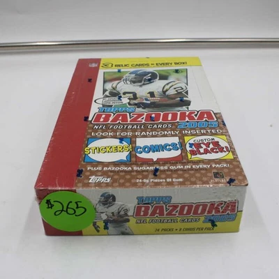 2005 Topps Bazooka Football Factory Sealed Box WB1813 - Image 1 of 3